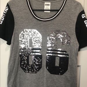 Grey and black Pink by VS top